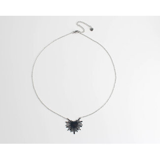 'Silver rays' Necklace - Stainless Steel - Copy