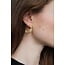 'July' earrings GOLD - stainless steel