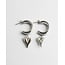 'Lovely'  Boucles d'oreilles ARGENT - Acier inoxydable