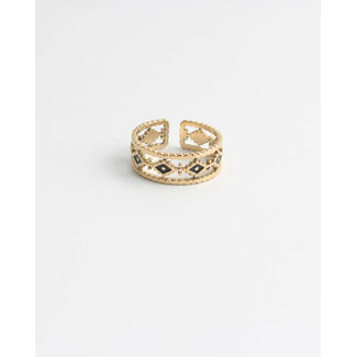 'Lexy' Ring GOLD - Stainless Steel