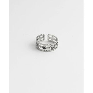 'Lexy' Ring SILVER - Stainless Steel