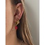 Boucles d'oreilles 'Dolce' ARGENT 1,2 CM acier inoxydable
