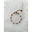 Bracciale Sophia 'Bracciale Natural Pink Stones - Stainels Steel