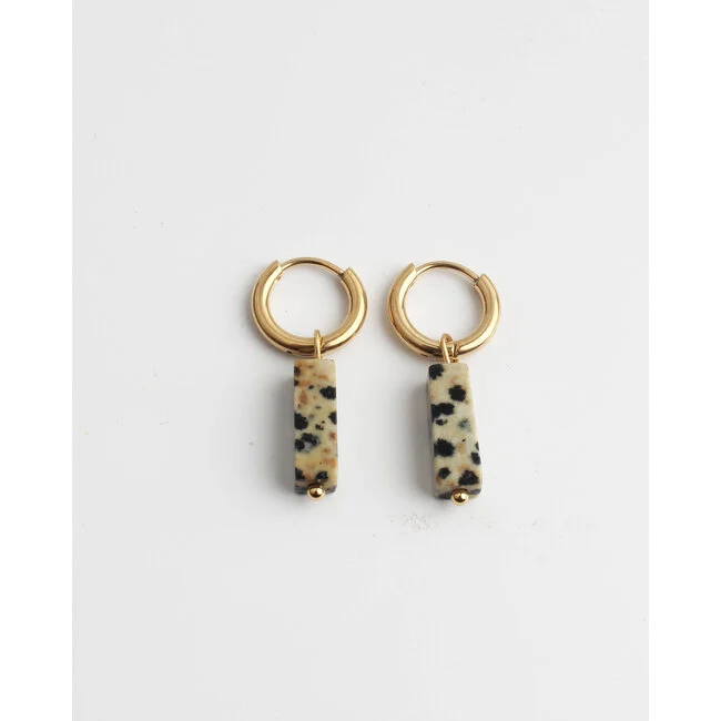 Gold colored earrings