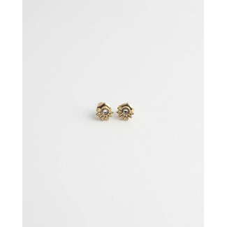 "Nadia" BOUCLES D'OREILLES OR - Acier inoxydable