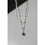 100% Real Fresh water pearl necklace -stainless steel