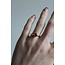 'Norah'  ring Pink - Gold Plated (verstelbaar)