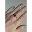 Jaipur 'anillo verde oscuro - acero inoxidable (ajustable)