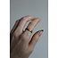 'Olive' RING ARGENTO  - Acciaio inossidabile - REGOLABILE