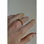 'Yara' ring gold - stainless steel (adjustable)