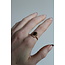 'Loula' ring Black silver - stainless steel (adjustable)