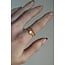 Ring 'Alicia' Gold - Edelstahl (verstellbar)