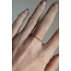 'Basic Twist' adjustable ring Gold - Stainless Steel