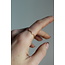 Thin wave ring gold - stainless steel (verstelbaar)