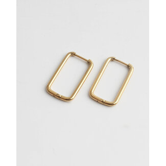 'Madame' Earrings Gold - Stainless Steel