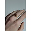 Sunshine ring fuchsia natural stone - stainless steel (verstelbaar)