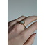 Jolie 'Ring Turquiose Natural Stone - Acciaio inossidabile (regolabile)