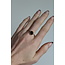 'Tara' Ring Black - stainless steel (adjustable)