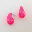 "Ilani" Earrings Pink - Stainless steel
