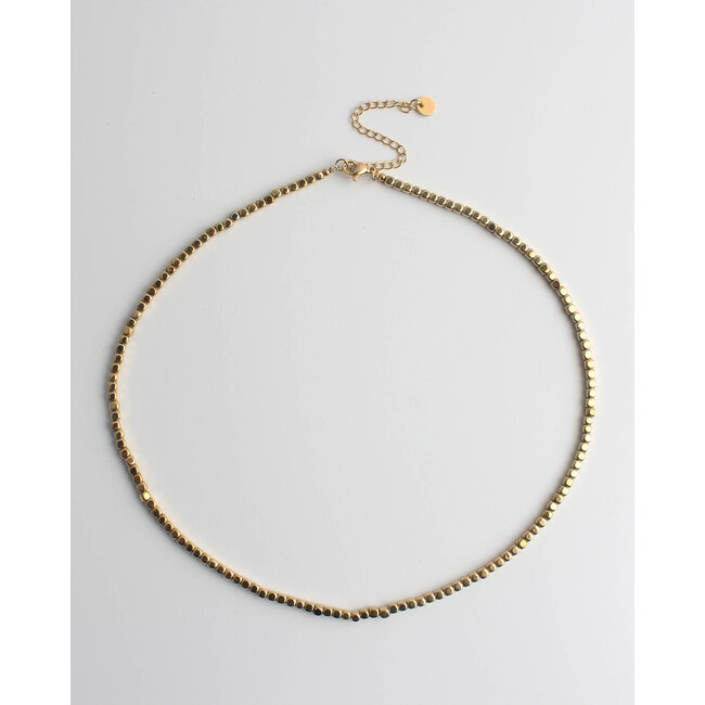 Cercle Rond Collier  - acier inoxydable