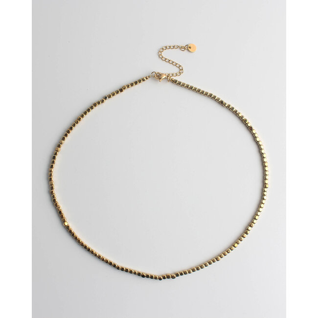 Round Circle Necklace - stainless steel