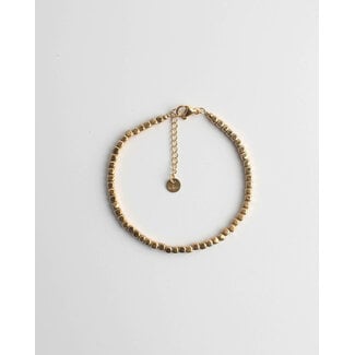 Round Circle Bracelet Gold - stainless steel