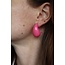 "Ilani" Earrings Pink - Stainless steel