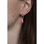 "Farida" Pendientes Rosa - Acero Inoxidable