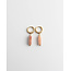 Dora Boucles d'oreilles ORANGE or - acier inoxydable