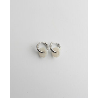 "Celeste" Boucles d'oreilles Argent - Acier inoxydable