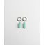 Dora Hoops SEA GREEN Natural Stone ARGENTO - Acciaio inossidabile