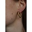 "Ann" Boucle d'oreille Or - Acier inoxydable