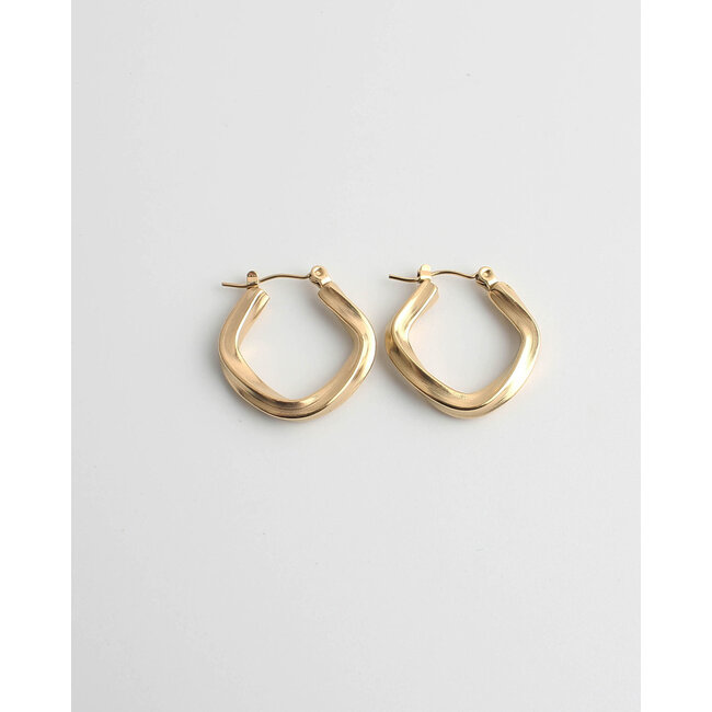 "Jane" Earring Gold - Stainless steel