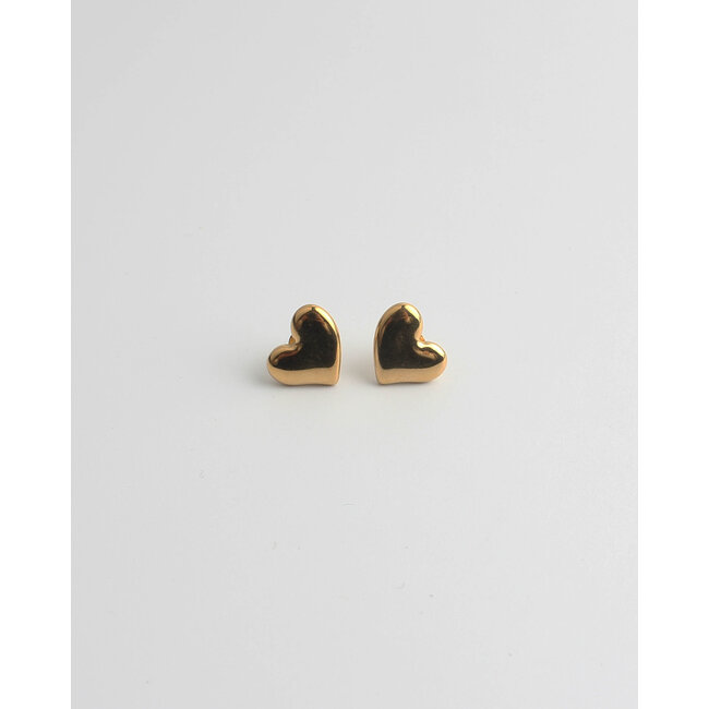 'CARA' Pendientes ORO - Acero inoxidable