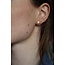 'MINA' Boucles d'oreilles OR - Acier inoxydable