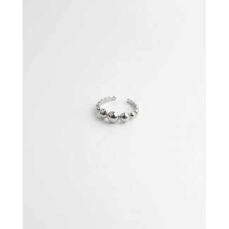 "Dottie" Ring Silber – Edelstahl – Verstellbar