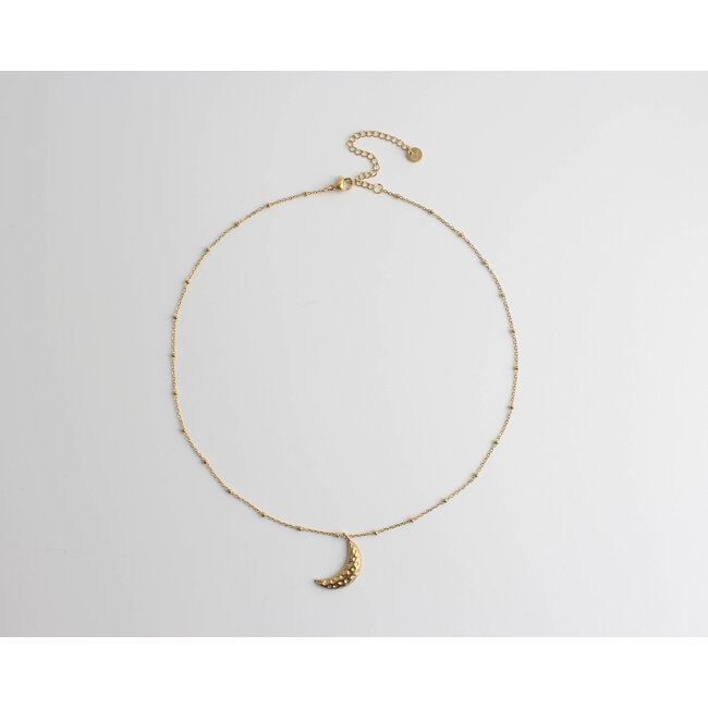 "Moon" Collier - Acier inoxydable