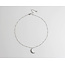 "Moon" Collar PLATA - Acero inoxidable