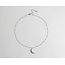 "Moon" Necklace SILVER- Stainless steel