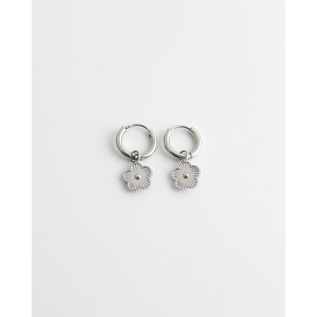 "Rosie" Earrings Silver - Stainless steel