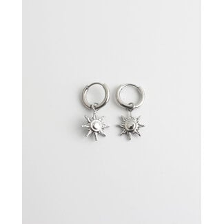 'Sonne' Boucles d'oreilles Argent - Acier inoxydable