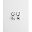 'Sonne' Earrings silver - Stainless steel