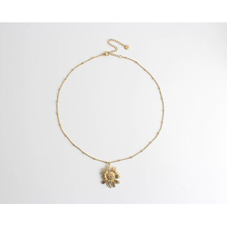 'Gerbera' Halskette Gold – Edelstahl