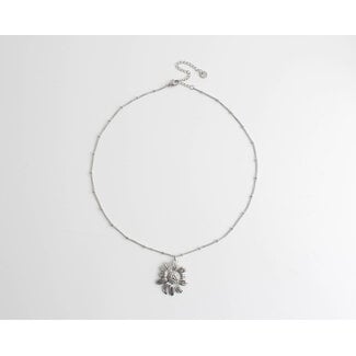 'Gerbera' Collar Plata - Acero inoxidable