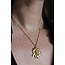 'Gerbera' Necklace gold - Stainless steel