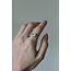 "Lise" Ring White Silver - Stainless Steel