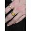 "Varia" RING yellow Silver - Stainless steel (adjustable)