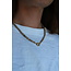 "Bay" Necklace TAUPE - Stainless Steel