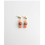 Boucles d'oreilles 'Bella' mélange d'oranges - acier inoxydable