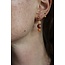 'Bella' earrings orange mix  - stainless steel